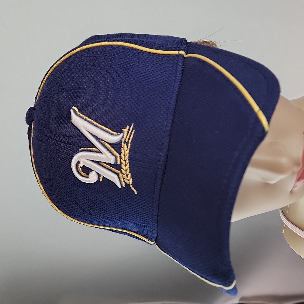 Unisex MLB Milwaukee Brewers Official Batting Practice Hat MLB Authentics Colle…